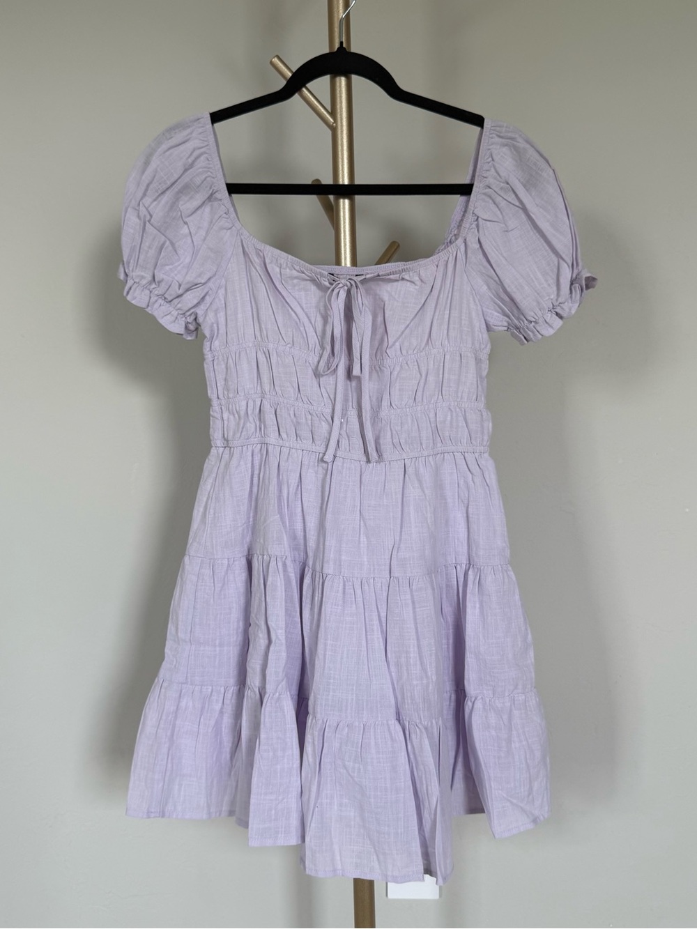 SHEIN Lavender Ruffle Mini Sundress